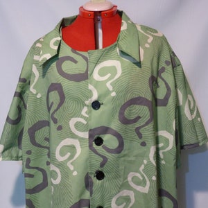 Riddler Shirt, Arkham Knight Riddler cosplay