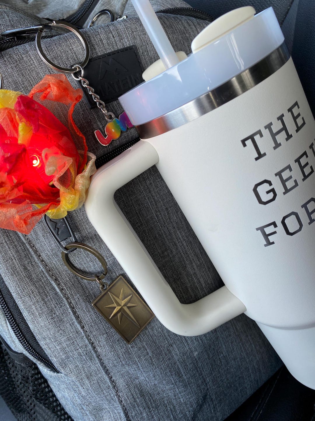 Key Chain, Light up Bag Charm, Fire Keychain, LED - Etsy