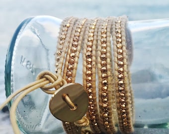 Gold  Wrap Bracelet