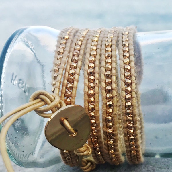 Gold  Wrap Bracelet