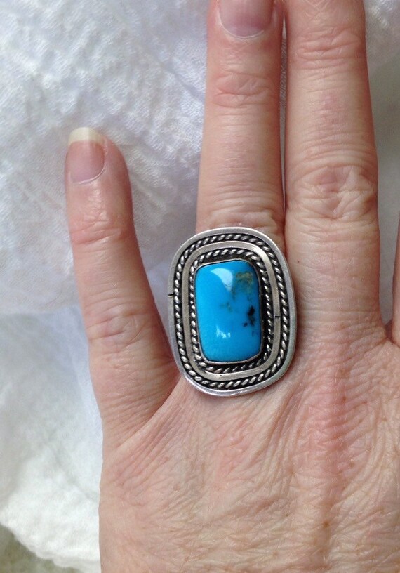 Southwestern Native American Turquoise Ring