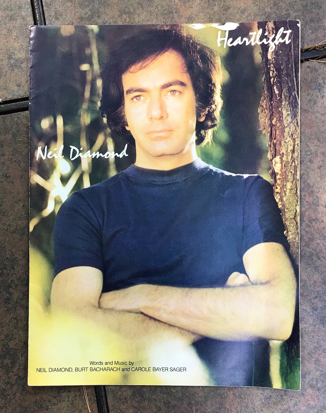 Neil Diamond Heartlight Burt Bacharach Carole Bayer Sager Vintage Sheet ...
