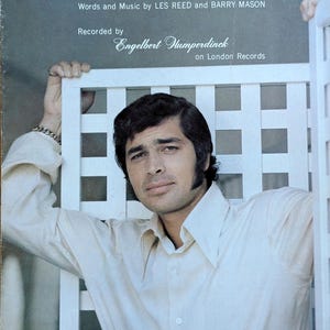 Winter World of Love Sheet Music Engelbert Humperdinck London Records Music and Lyrics 1969