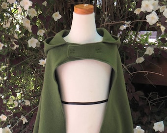 Olive Lord of the Rings Hobbit Inspired Cape for Babies, Toddlers and Children - MADE-TO-ORDER