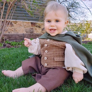 Lord of the Rings Hobbit Inspired Vests for Children, MADE-TO-ORDER image 3