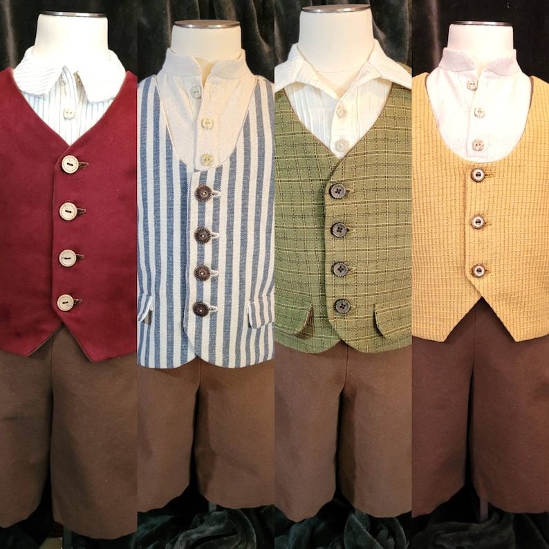 Lord of the Rings Hobbit Inspired Vests for Children, MADE-TO-ORDER image 4