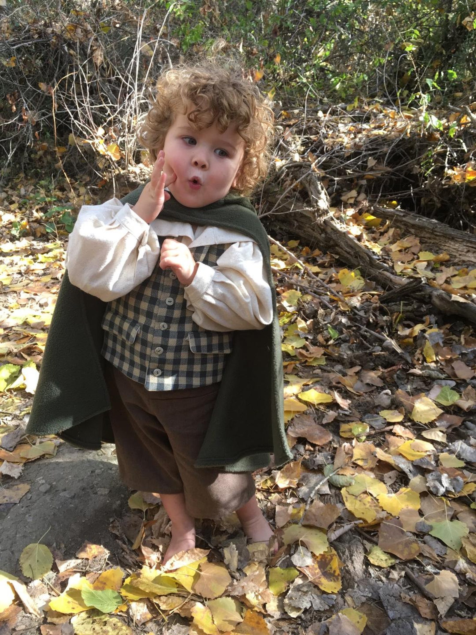 Olive Lord of the Rings Hobbit Inspired Cape for Babies - Etsy