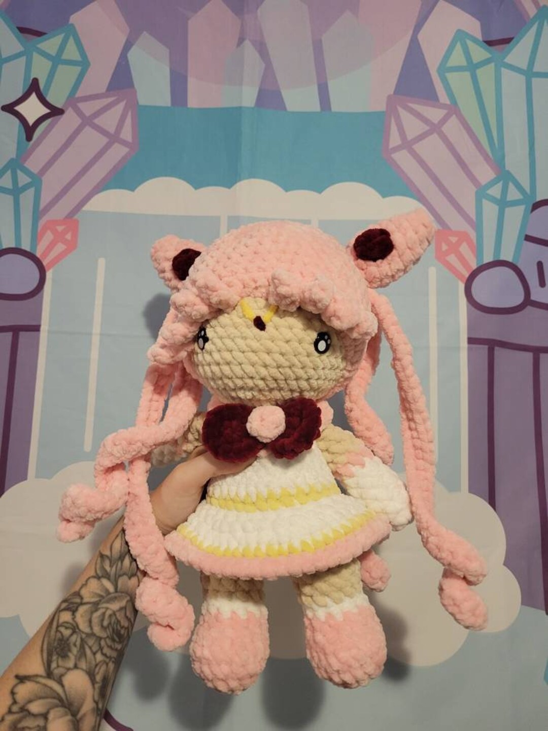 Crochet Pink Sailor Scout Sailor Moon Chibiusa Chibi Moon Sailor Mini