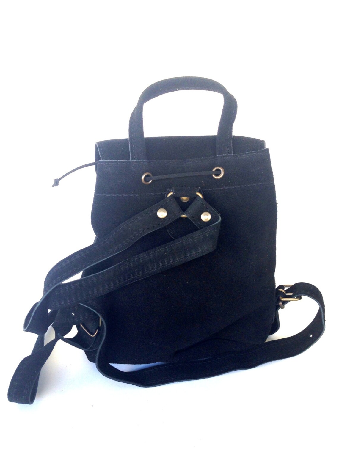 Alle schwarzen Rucksack Frauen Schulranzen Rucksack aus Leder | Etsy