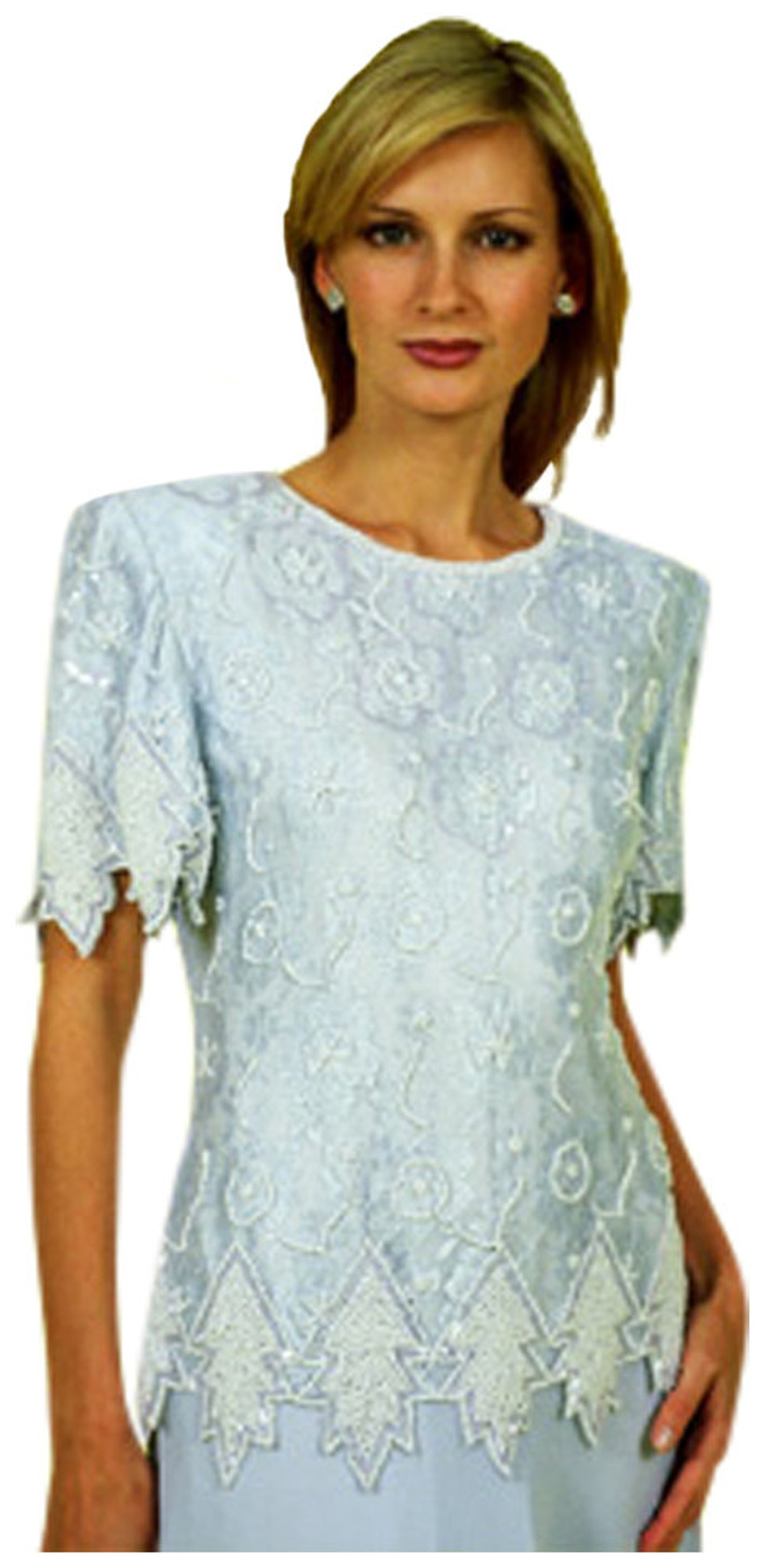 Mother of the Bride Dress Easy Fitting Dress in Light Blue Etsy