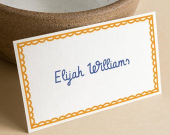 Floral Wedding Table Numbers & Place Cards, Editable Canva Templates, Whimsical Design