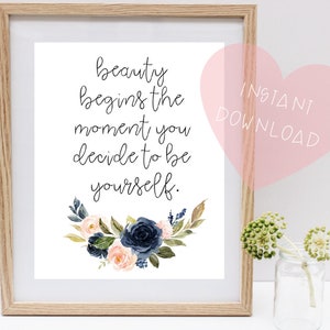 Sticker Beauty Begins The Moment… - Coco Chanel Decor