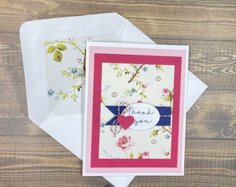DIY Card Kit - "Thank You With Heart"