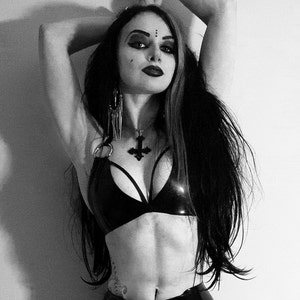 MADE TO ORDER. Simplicity bikini latex top