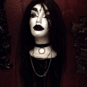 MADE TO ORDER. Simplicity latex o-ring chocker