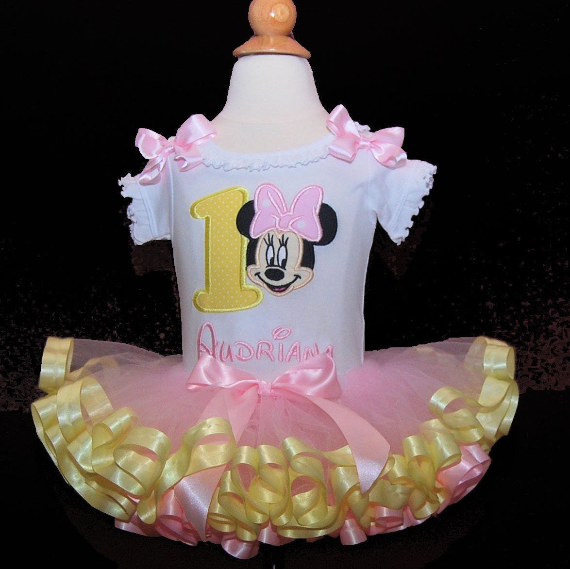 minnie mouse tutu dress for 1st birthday