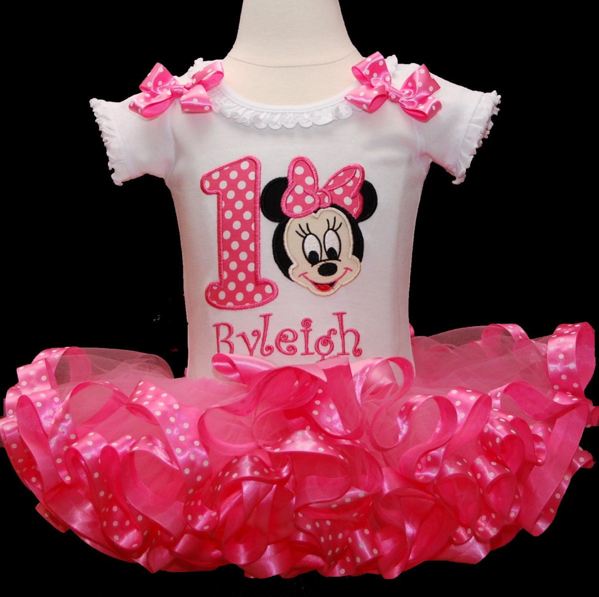 minnie mouse birthday girl dress