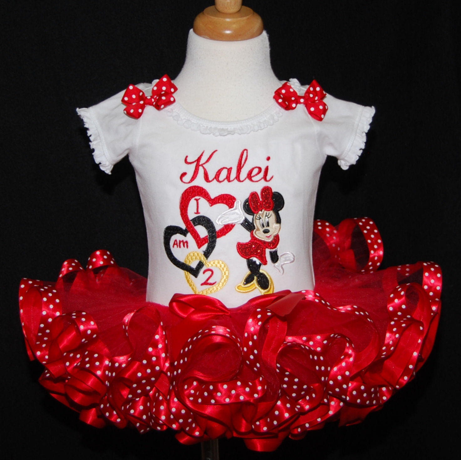 Minnie Mouse birthday outfit girl 2nd birthday outfit toddler birthday