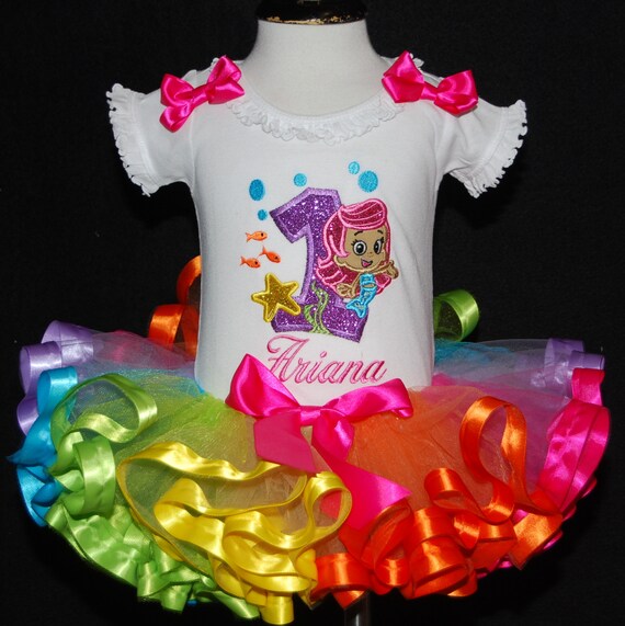 bubble guppies first birthday outfit