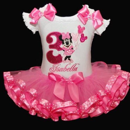 3rd birthday minnie mouse outfit