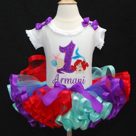 little mermaid birthday tutus
