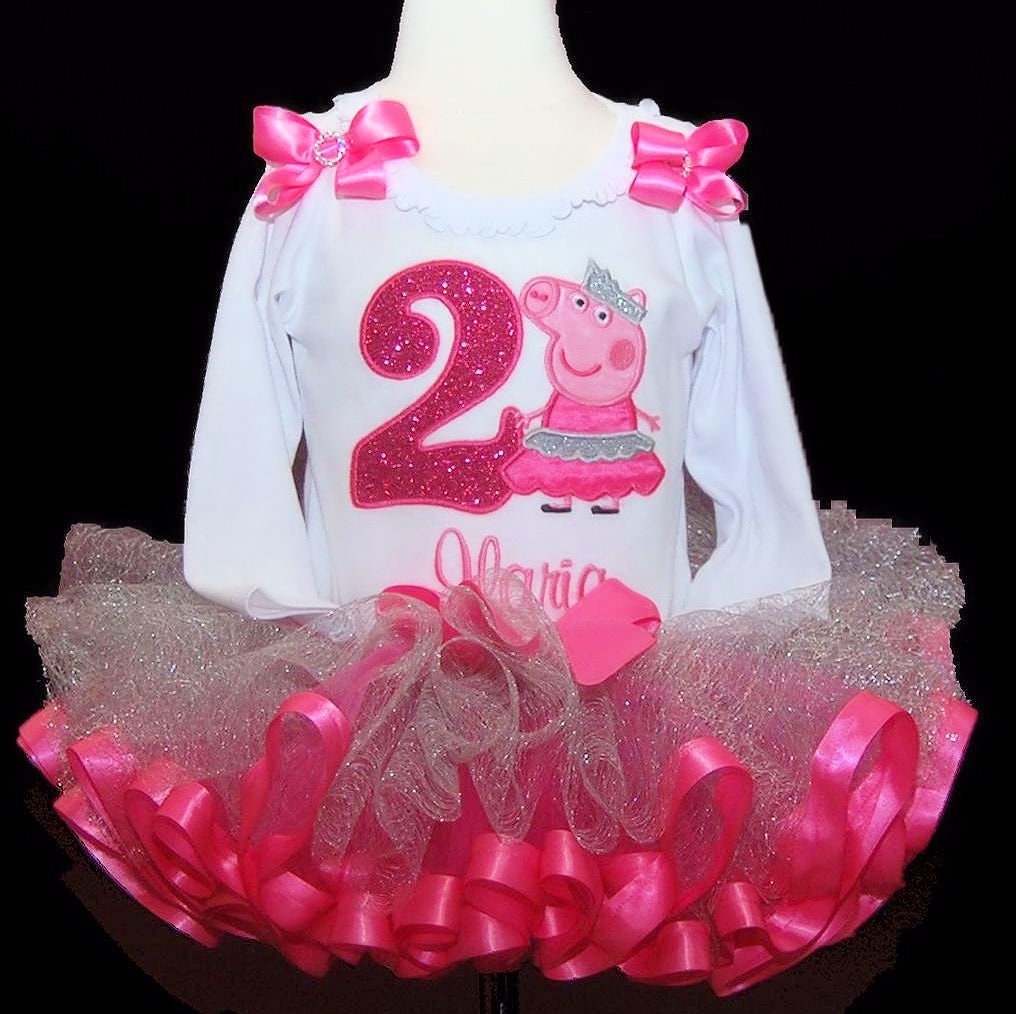peppa pig 2nd birthday outfit