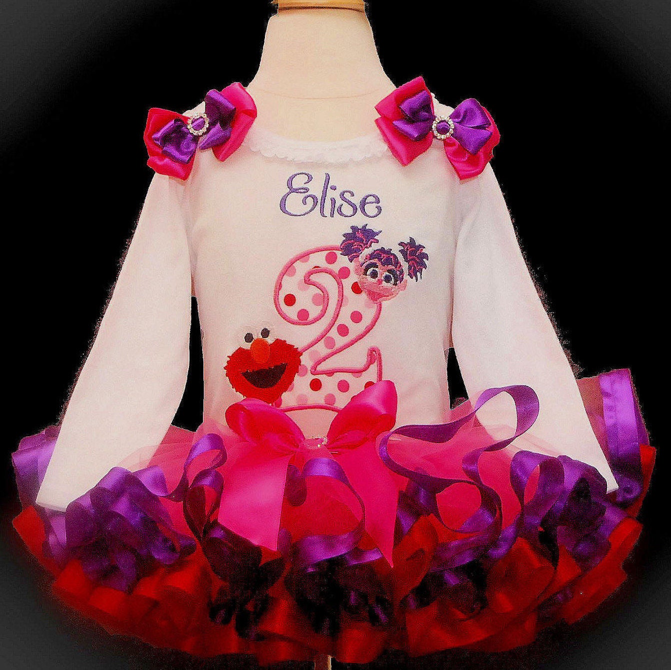 elmo 2nd birthday shirt girl