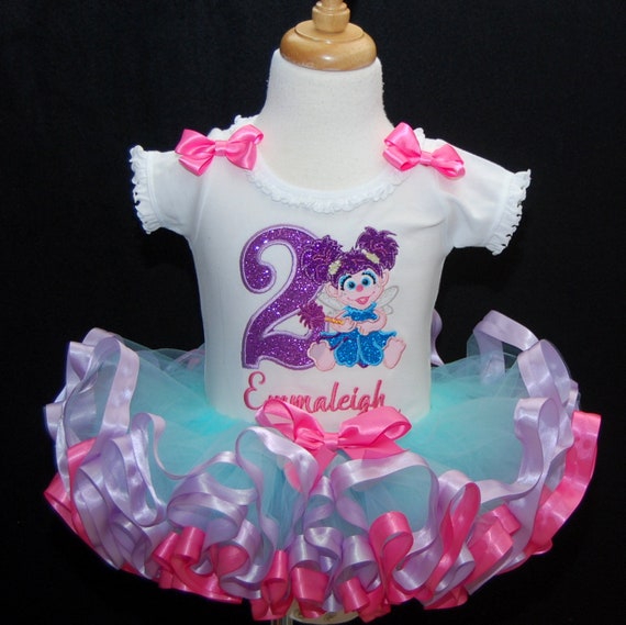 Abby Cadabby Birthday Sesame Street Birthday Dress Ribbon Etsy