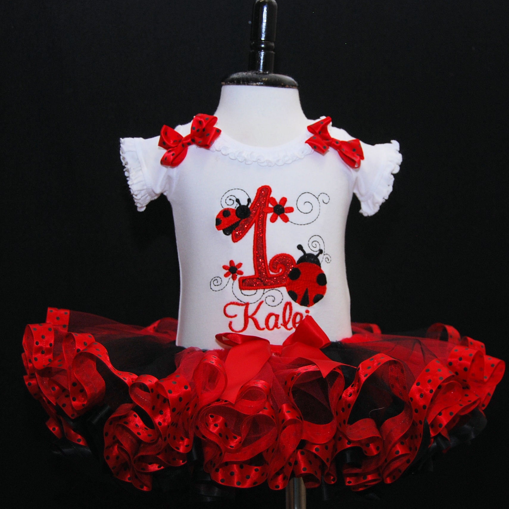 ladybug 1st birthday shirt