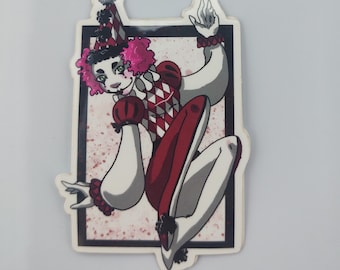 Mini Harlequin Sticker