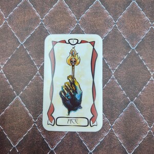 Tarot stickers Ace of Wands