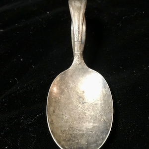 Antique Baby Spoons Gerber Celtic Clown Fork