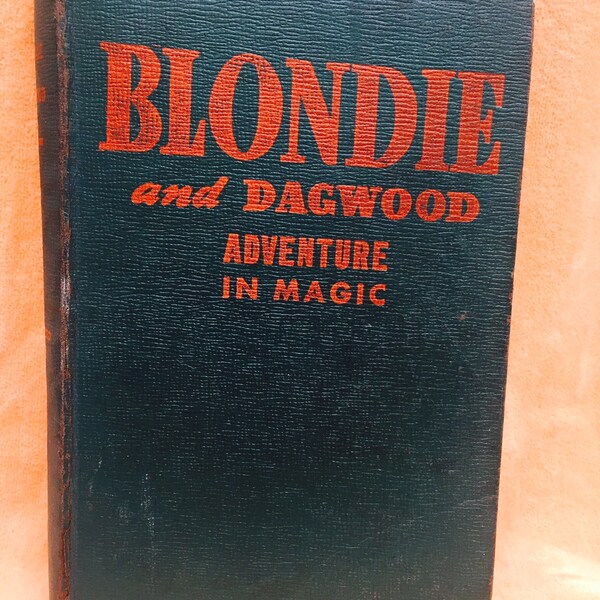 1944 Blondie and Dagwood Adventure in Magic Book