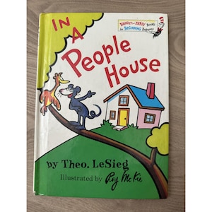 Vintage - Dr. Seuss In einem Volkshaus gebundenes Buch