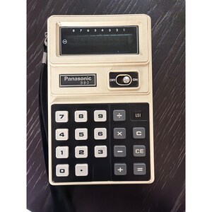 Vintage Calculator Panasonic - Etsy