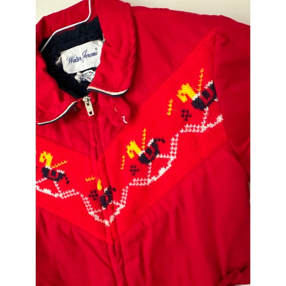 Vintage Walter Jerome Boys Red Lined Snowsuit and… - image 3
