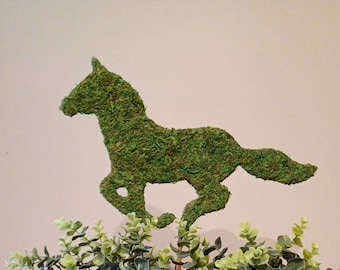 Topiary Silhouette Galloping Horse