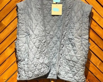 ジャケット・アウター SZ Blockprints QUILTED VEST HEART COOKIE SZ Blockprints QUILTED VEST HEART COOKIE（Reversible