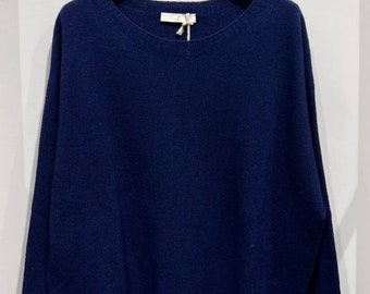 Cashmere Blend Boat Neck Sweater.