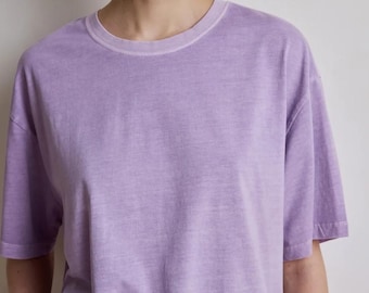 Vintage T-shirt in Marbled Cotton.