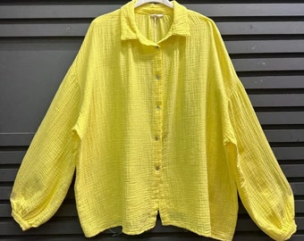 Double Cotton Gauze Shirt.