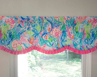 Flamingo Valance Etsy
