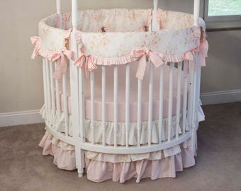round baby bed sheets