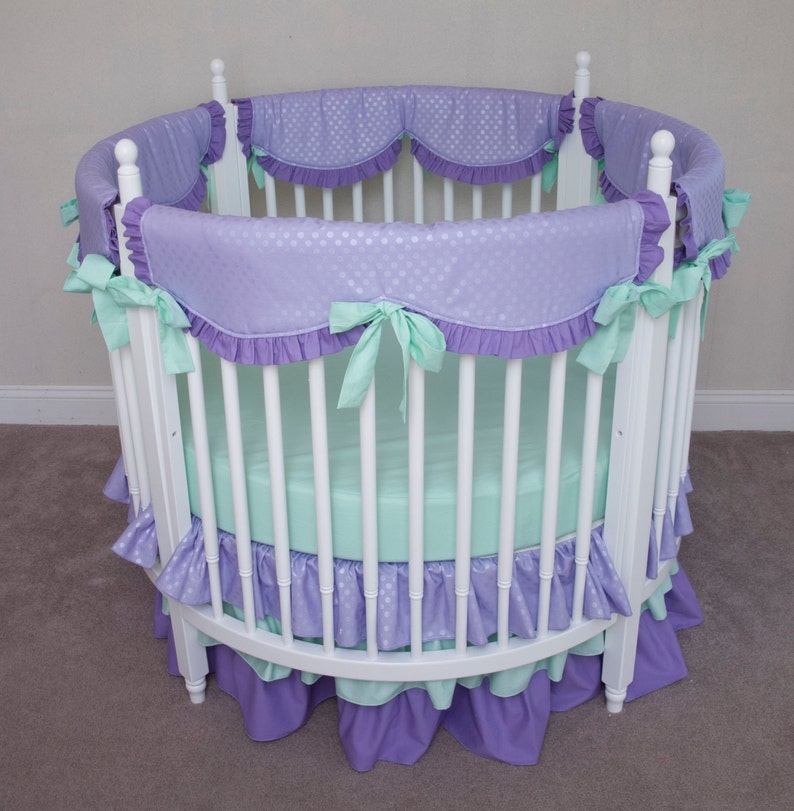 round crib sheet