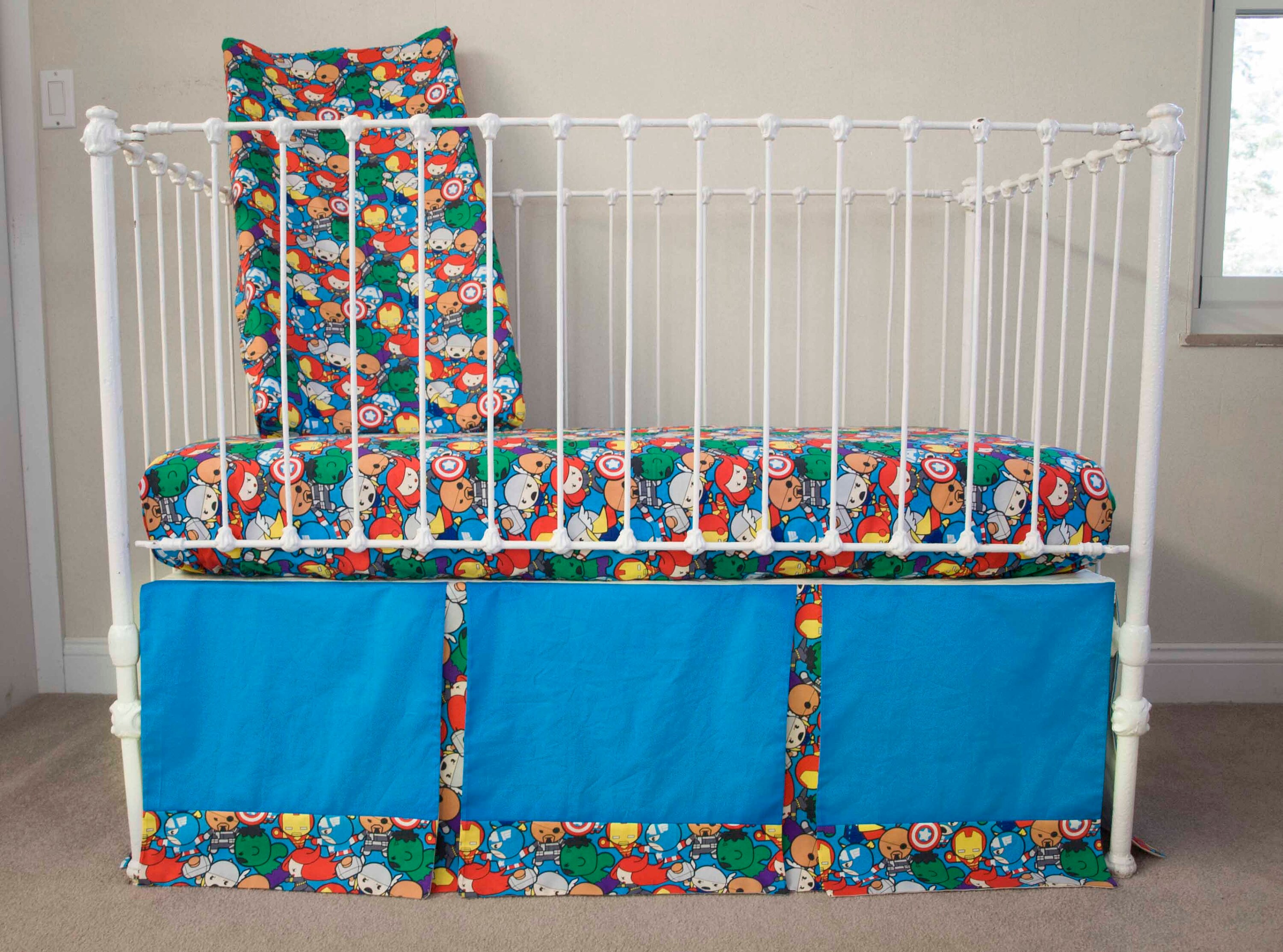 marvel baby crib bedding