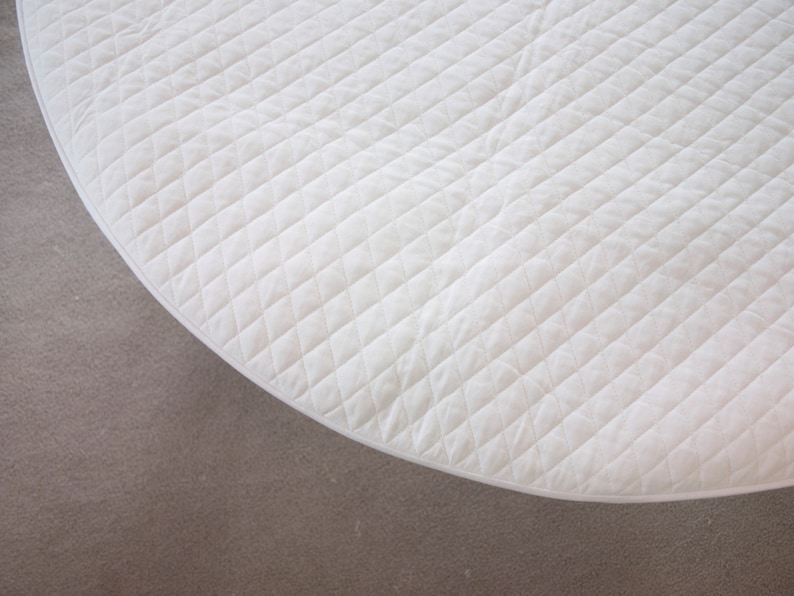 round crib mattress cover