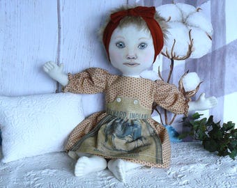 Handmade One of a Kind Sheila Kay Doll with Blonde Hair Blue Eyes
