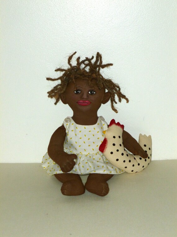 muñeca negra de trapo