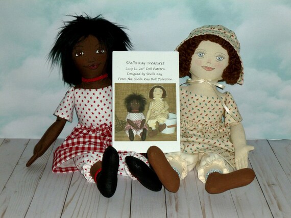 Cloth Doll Pattern, Doll Maker Supply, Easy to Make Soft Rag Doll