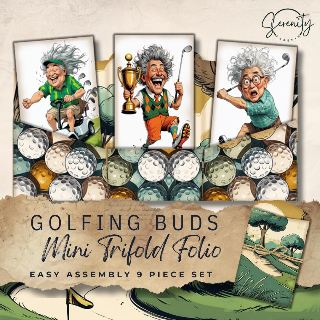 Golf Junk Journal Folio Printable Kit – DIY Trifold Mini Ephemera ...